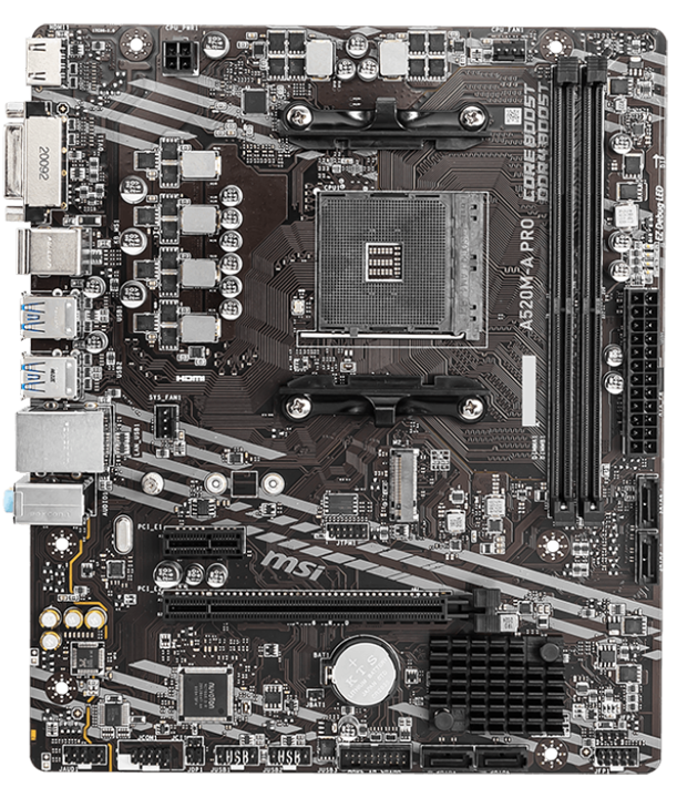 BOARD MSI A520M-A PRO DDR4
