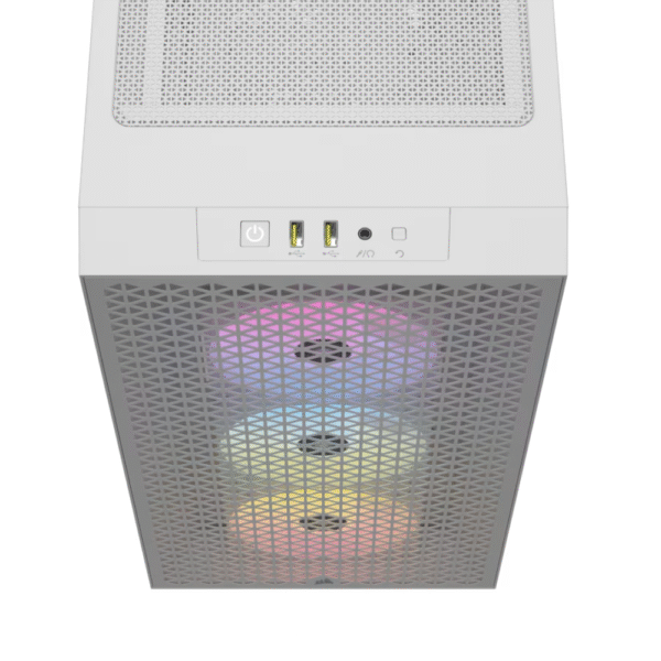 6 GABINETE CORSAIR 3000D Airflow White
