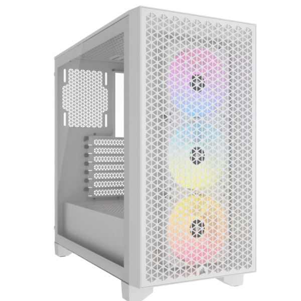 7 GABINETE CORSAIR 3000D Airflow White