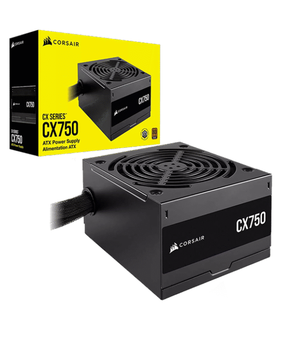 Fuente de poder Corsair CX Series™ CX750 – ATX 80 PLUS Bronze de 750 W