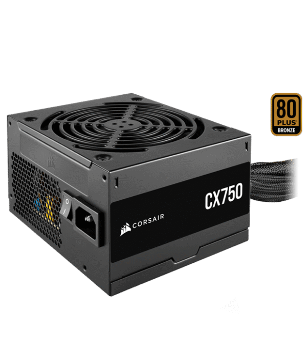 Fuente de poder Corsair CX Series™ CX750 – ATX 80 PLUS Bronze de 750 W
