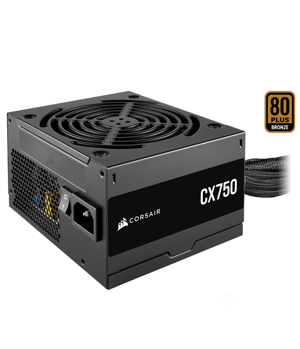 Fuente de poder Corsair CX Series™ CX750 – ATX 80 PLUS Bronze de 750 W