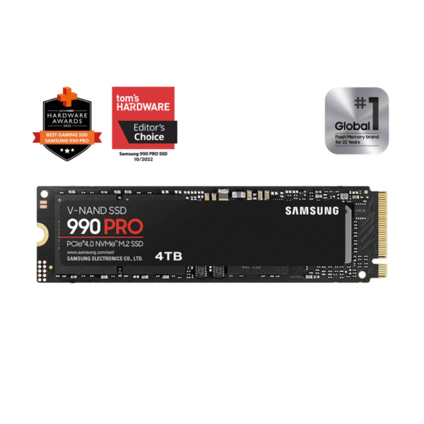 SSD NVME M.2 Samsung 990 Pro 4TB 4,0 7450MB/s