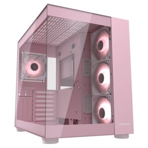 Gabinete Cougar FV150 RGB rosada FANS+4