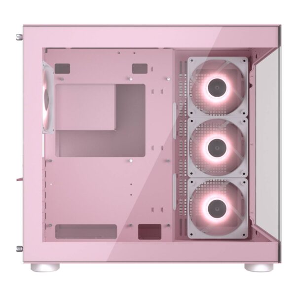 CHASIS COUGAR FV150RGB ROSADA + 4 FANS 2 Gabinete Cougar FV150 RGB rosada FANS+4