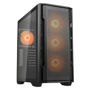 CHASIS COUGAR UNIFACE RGB BLACK + 4 FANS 1 Gabinete Cougar uniface RGB negro Fans+4
