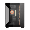 Gabinete Cougar FV150 RGB negro FANS+4