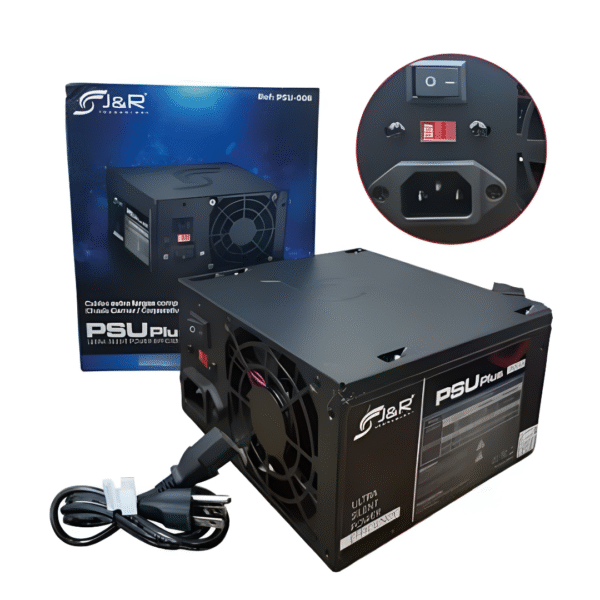 Fuente de poder J&R 780W cable largo