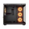 Gabinete Cougar FV150 RGB negro FANS+4