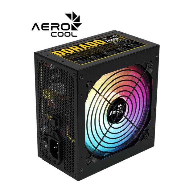 Diseño sin título (3) Fuente de poder Aerocool Dorado 750W 80 plus Gold