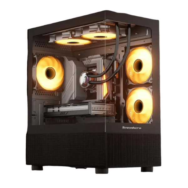 Gabinete tipo pecera Sevenhero Fans+4 ARGB