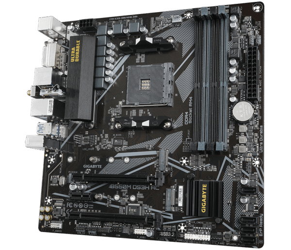 2000 Board Gigabyte B550M DS3H AC