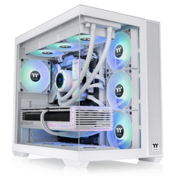 Gabinete Thermaltake View 380 TG ARGB White
