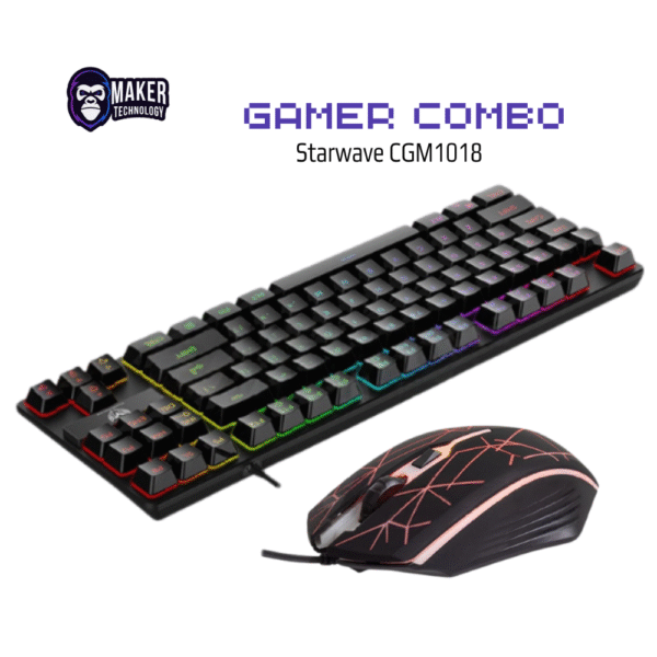 Combo teclado mouse Gamer Starwave CGM1018