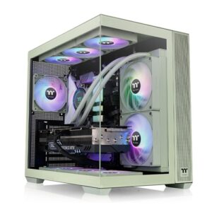 7578 Gabinete Thermaltake view 380 TG ARGB Green