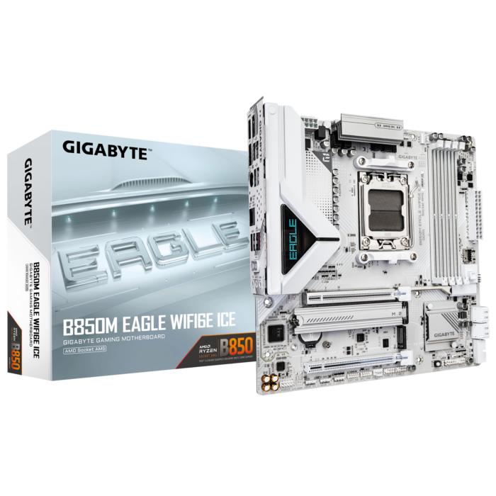Board Gigabyte B850M Eagle Wifi6E ice