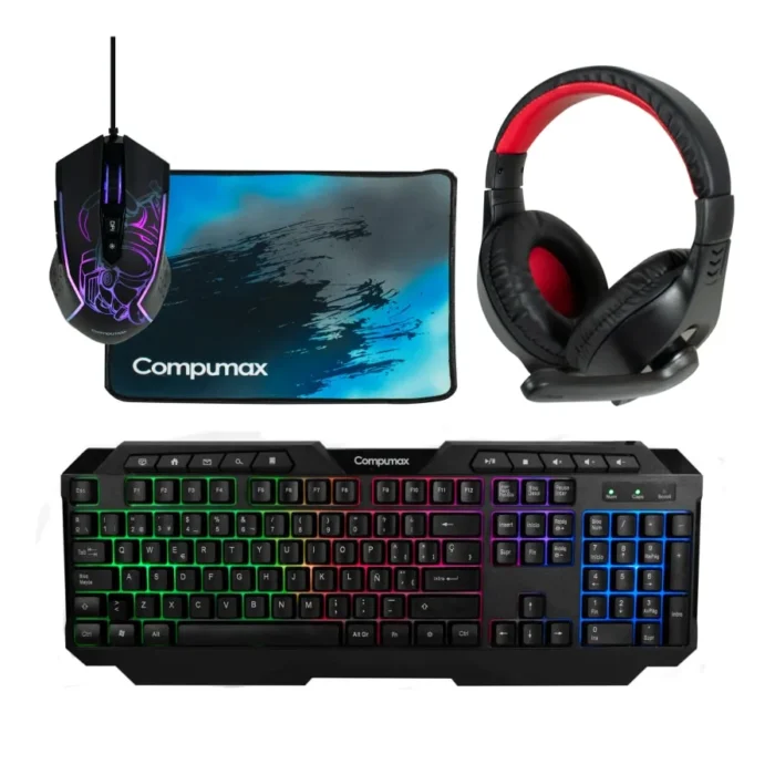 Combo Gamer 4 en1 Teclado, Mouse, Diadema y Padmouse K59