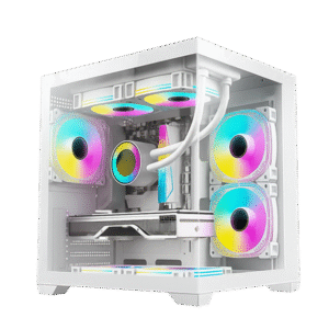 Gabinete Gamer Origami Ref GW046 White