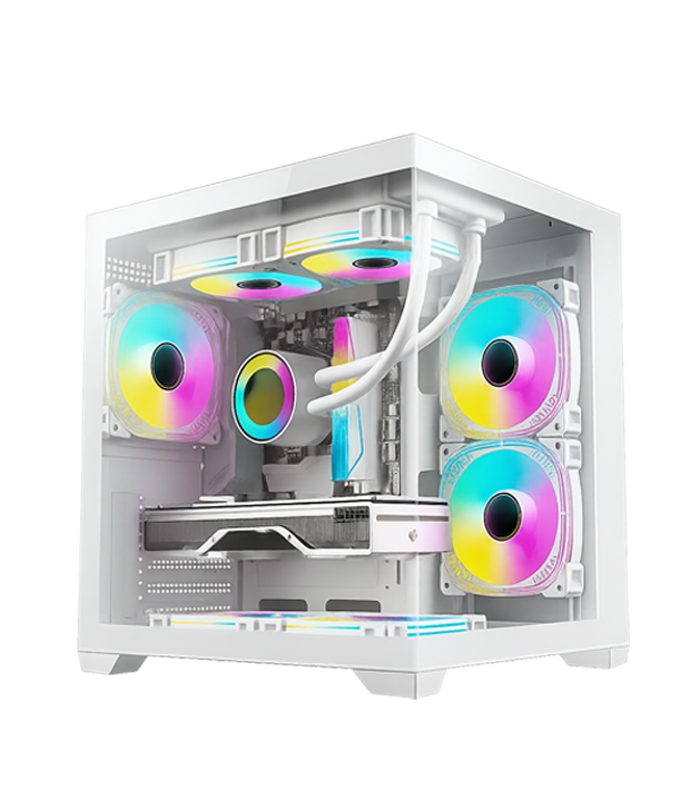 Gabinete Gamer Origami Ref GW046 White