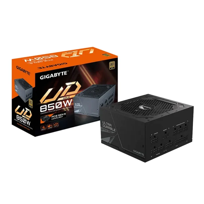 Fuente de poder Gigabyte 850W UD PG5 V2 80 Plus Gold ATX 3.0 para PC gamer