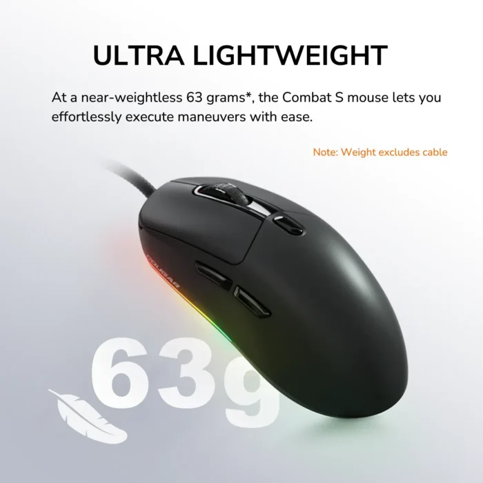 Combo Cougar Combat S Teclado Mecánico + Mouse Gamer RGB