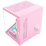 GABINETE-GAMER-GRODD-CANDY-CLANM-COD.-12553-3 Gabinete Gamer Grodd Candy Rosa Mid Tower Vidrio Templado