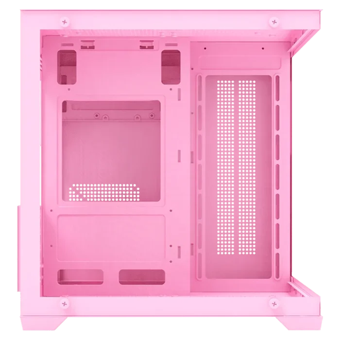 GABINETE-GAMER-GRODD-CANDY-CLANM-COD.-12553-4 Gabinete Gamer Grodd Candy Rosa Mid Tower Vidrio Templado