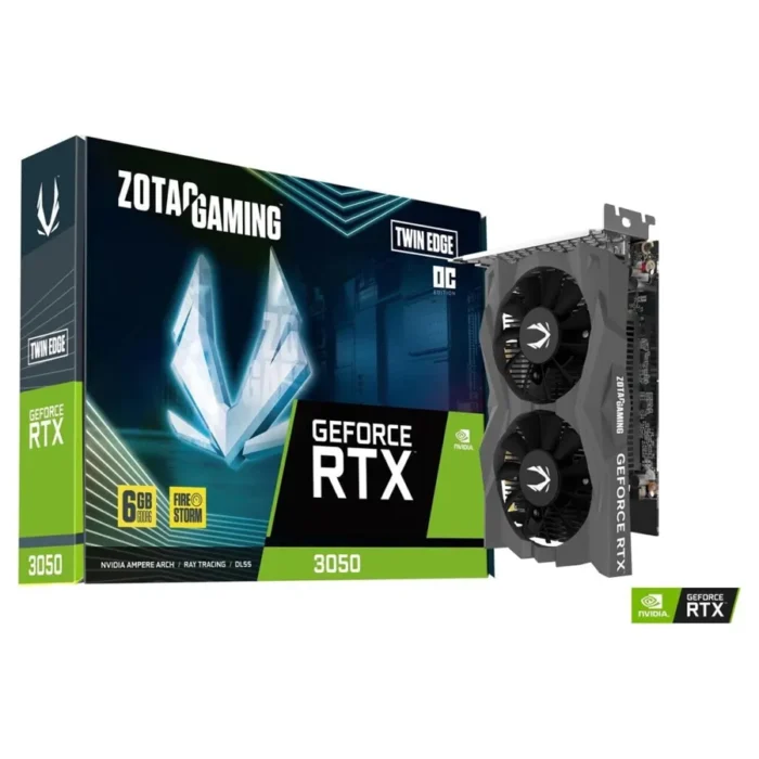Tarjeta de Video ZOTAC GAMING GeForce RTX 3050 8GB GDDR6 NVIDIA DLSS Ray Tracing