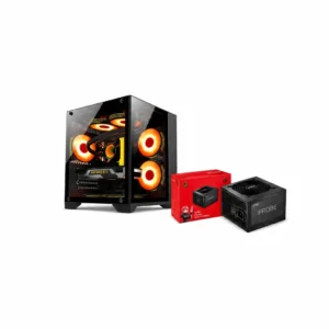 eae54cf1-749e-4ba3-b54c-d77810e7b7a8 Combo Gabinete Gamer RGB Negro + Fuente XPG PROBE 700W 80 Plus Bronze