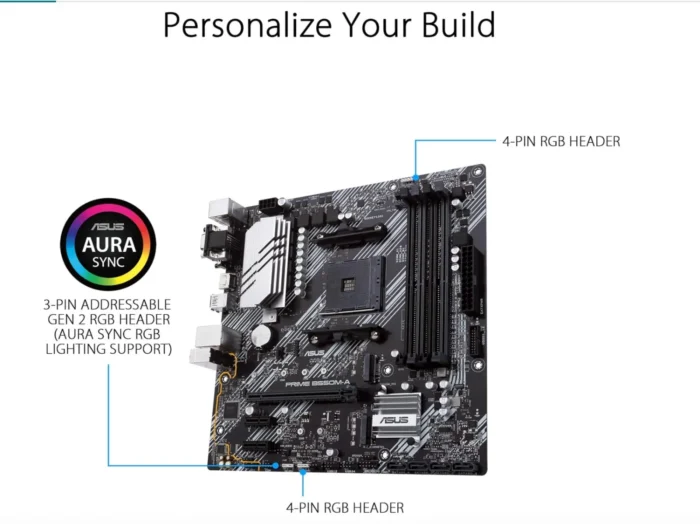 s-l1600 (3) ASUS Prime B550M-A WIFI II AMD AM4 DDR4 Micro-ATX
